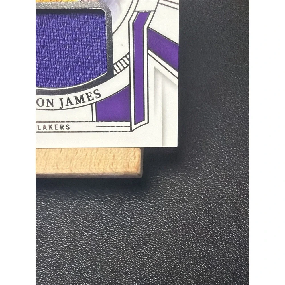 2024 National Treasures Lebron James #23/99 Jersey Number Game Used Patch